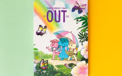 The OUT Side, Trans and Nonbinary Comics, written by The Kao, Min Christensen, and David Daneman., Published by Andrews McMeel Publishing, 2023.